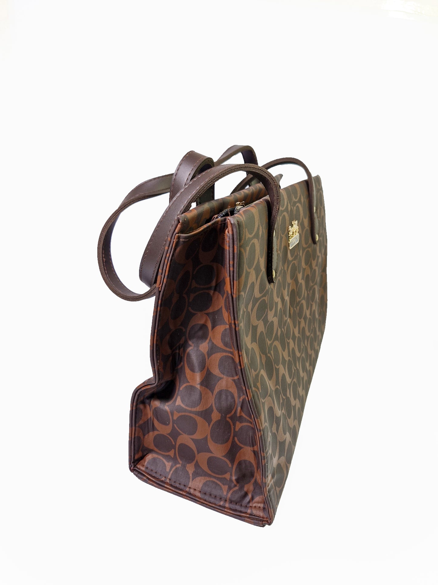 Luxury Brown Gucci Style Coach Bag – Spacious, Elegant & Trendy