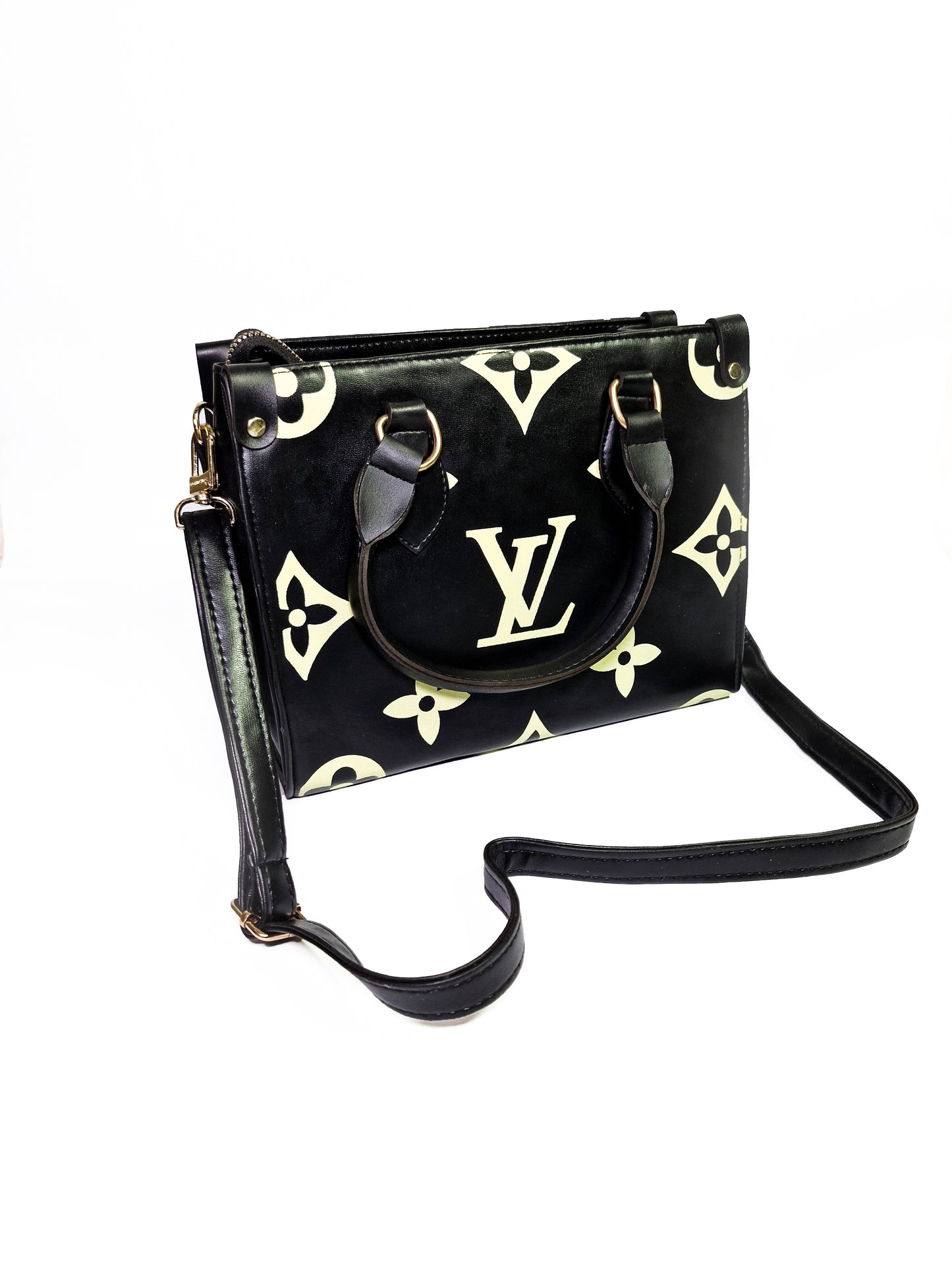 Classic Brown Louis Vuitton Style Handbag – Designer Look for Everyday Elegance
