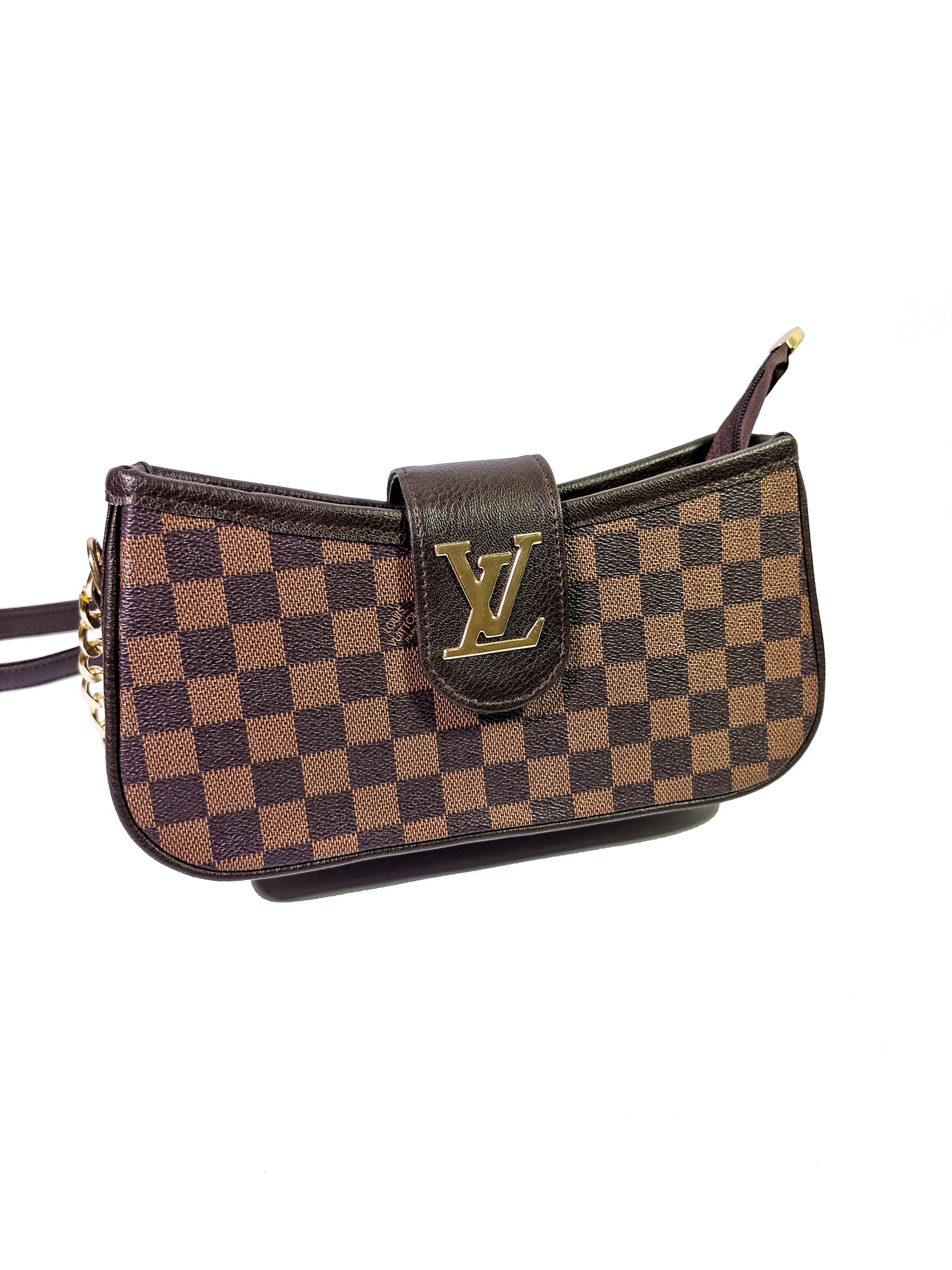 "Luxury Brown Hand Carry – LV Inspired Statement Bag for Modern Women"
