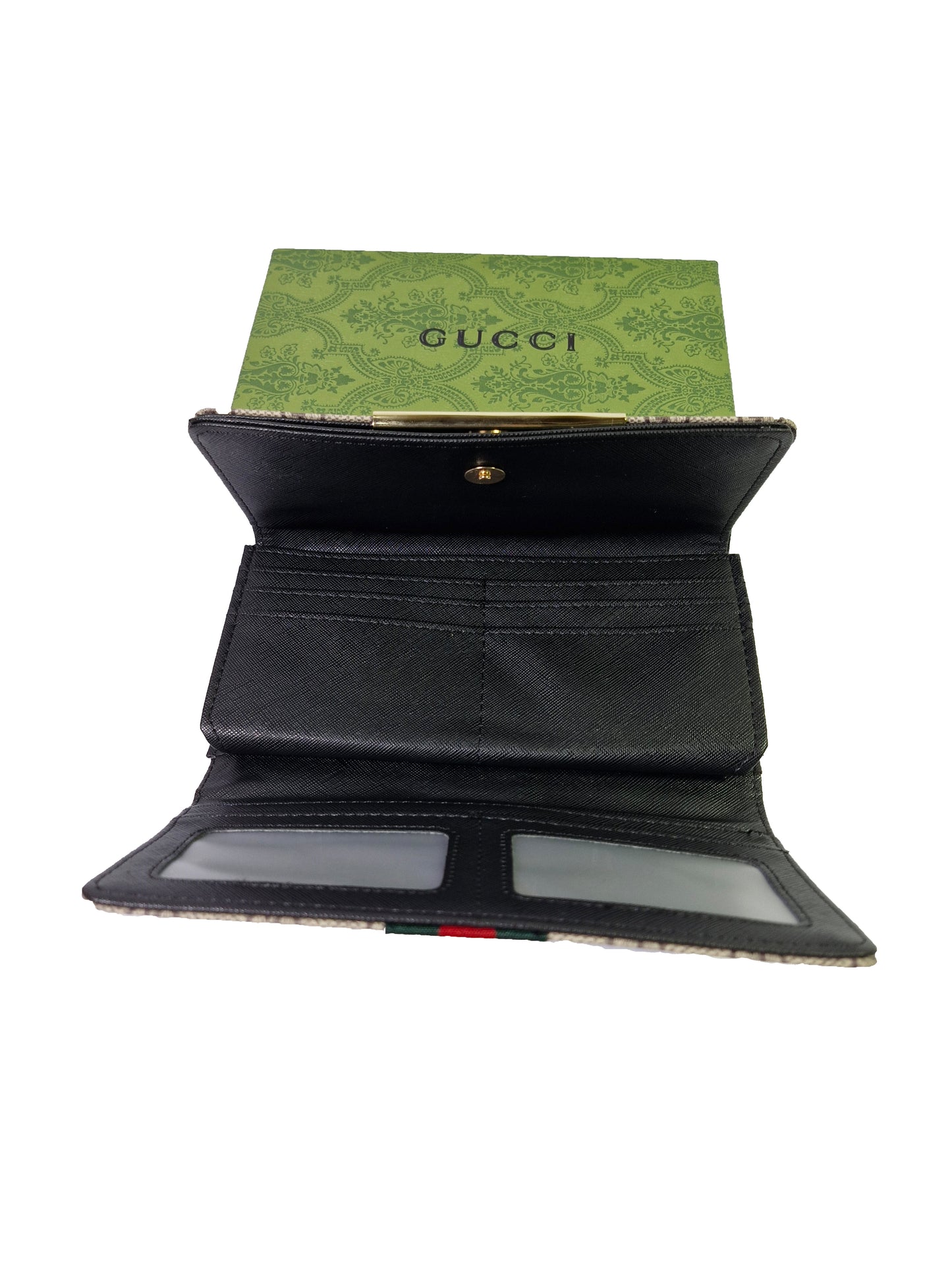 Luxury Black Wallet – Gucci Inspired Elegance for Everyday Style