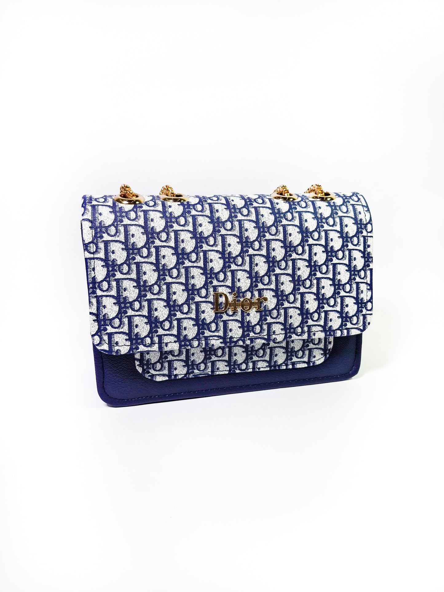 Dior Inspired Skin Color Shoulder Bag – Elegant Neutral Tone with Gold Chain Strap"