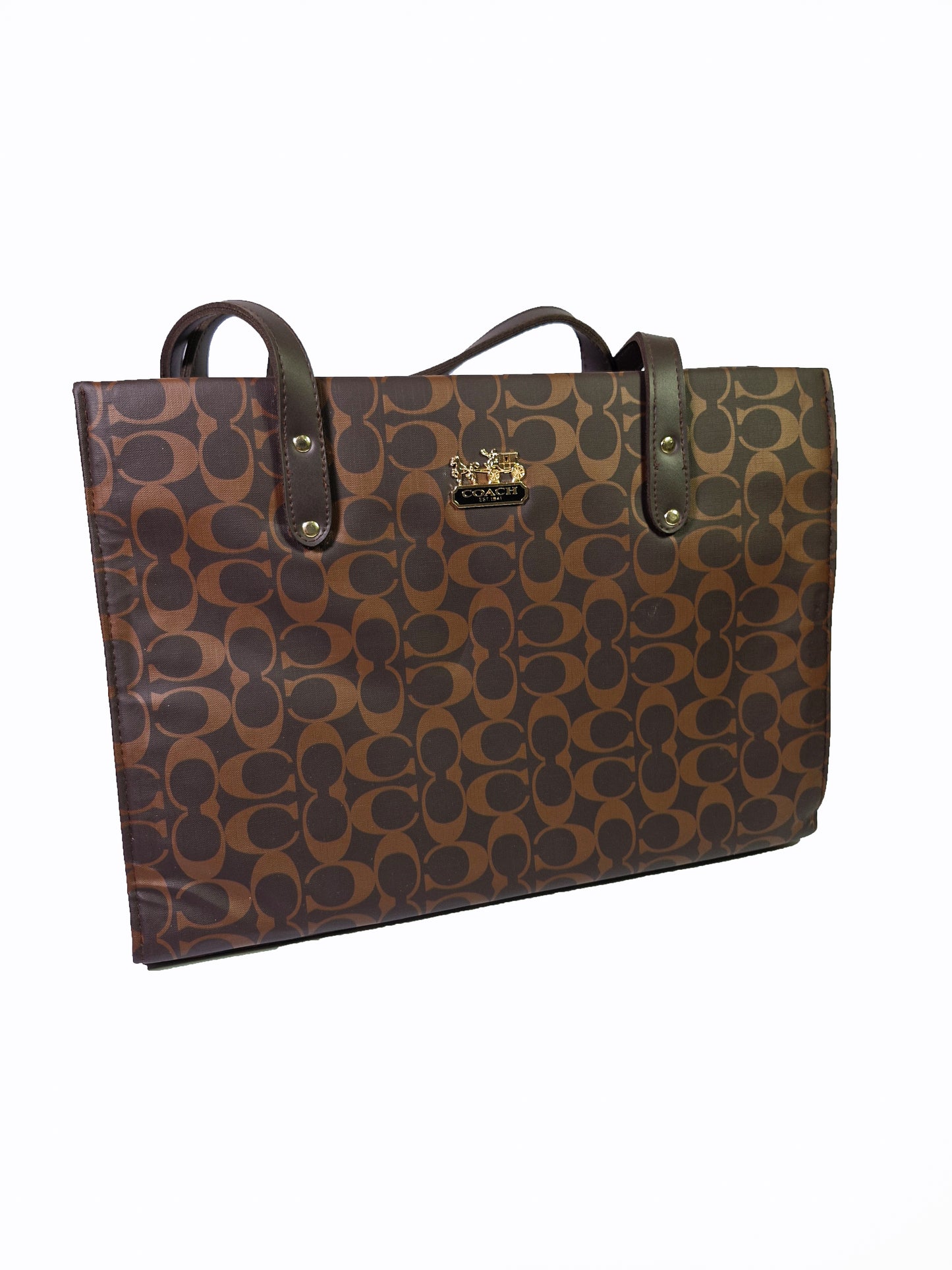 Luxury Brown Gucci Style Coach Bag – Spacious, Elegant & Trendy