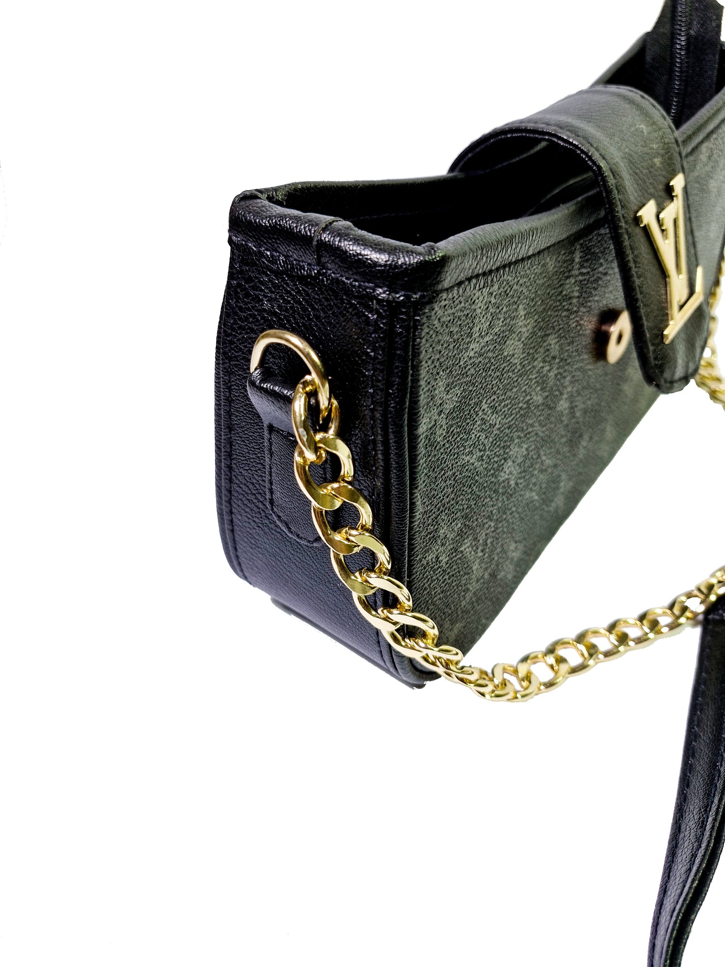 Luxury Black LV Style Handbag – Iconic Monogram & Elegant Design"